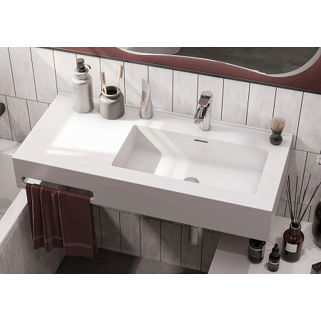 Раковина Aquaton Квадро Про 1A733231QA01R 100 правая