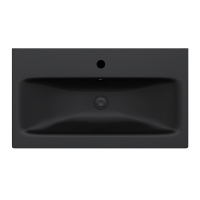 Мебельная раковина Am.Pm GEM M90WCC0752BM 75 черный матовый TOTAL BLACK