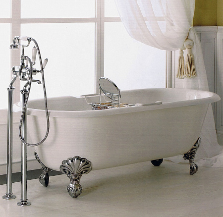 Чугунная ванна Devon&Devon Admiral 2MRADMIRALCRDD ножки алюминий