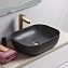 Раковина накладная BelBagno BB1302-H311 50x40x14 серый матовый - фото 1