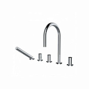 Смеситель Laufen Kartell 3.2233.5.004.282.1 для ванны с душем, хром