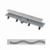 Душевой лоток AlcaPlast APZ8-550M 550 с решеткой, горизонтальный выпуск