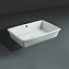 Раковина встраиваемая сверху Simas Top E Lavabi D'Arredo S 60 bia 55x35x16,5 без отверстия под смеси - фото 1