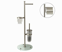 Стойка WasserKRAFT Ammer K-1236 напольная, матовый хром