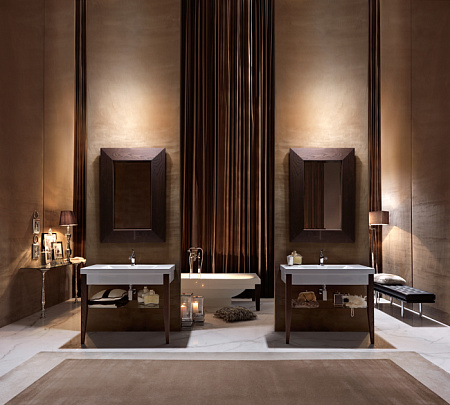 Раковина Kerasan Bentley 393101*1 100x50 с 1 отверстием под смеситель, белый