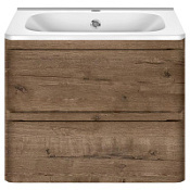 Тумба с раковиной Vincea Vico VMC-2V600VO 60 подвесная, 2 выкатных ящика, V.Oak