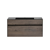 Тумба с раковиной Vincea Chiara VMC-2C100RO 100 подвесная, 1 выкатной ящик, R.Oak