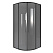 Душевой уголок Niagara Nova NG-2825-34BLACK 80x80x195 стекло тонированное/профиль черный матовый