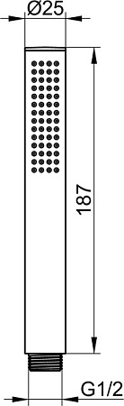Душевой комплект Keuco Ixmo 59602370002 черный матовый