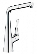 Смеситель Hansgrohe Metris 14821000 для кухонной мойки, хром