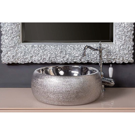 Зеркало Armadi Art Rose 540 100х140 серебро