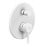 Смеситель Nobili Live LV00100/EWM для ванны с душем, белый матовый