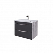 Тумба под раковину Grossman Талис 107010 70 подвесная, бетон пайн/графит