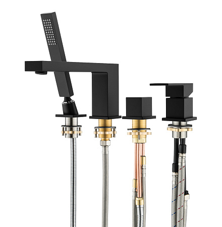 Смеситель для ванны с душем Timo Selene 2130/03Y черный