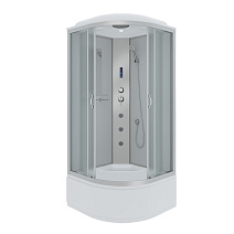 Душевая кабина Niagara Classic NG-2308-14F 90x90x215 стекло матовое/профиль серебро