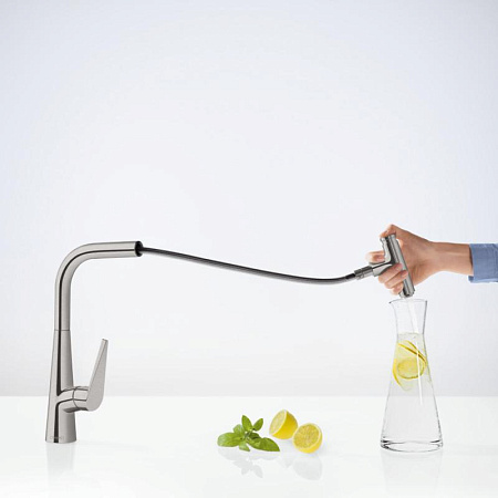 Смеситель Hansgrohe Talis S 72821800 для кухонной мойки, нержавеющая сталь