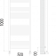 Полотенцесушитель водяной Terminus Аврора с/п П20 500х1000 хром - фото 3