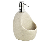 Дозатор для жидкого мыла WasserKRAFT K-8099 с емкостью для губки, бежевый Дозатор для жидкого мыла WasserKRAFT K-8099 с емкостью для губки, бежевый