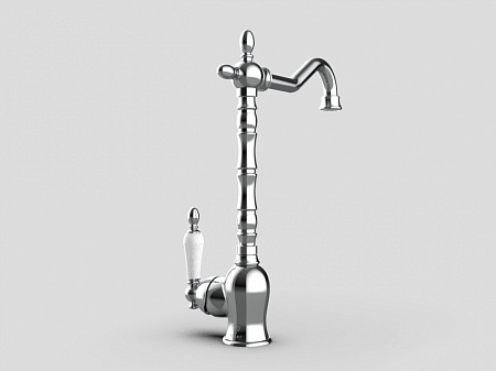 Смеситель GPD Retro MTE180 для раковины, хром