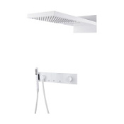 Душевой комплект Boheme Zodiac 132-MW для душа, белый матовый