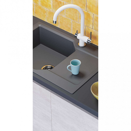 Кухонная мойка Omoikiri Yonaka 78-LB-BL 78х51 черный