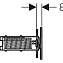 Кнопка смыва Geberit Sigma 70 115.630.SJ.1 черная, 12 см - фото 2