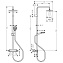 Душевая стойка Hansgrohe Vernis Shape 26286670 с термостатом, черный матовый - фото 2