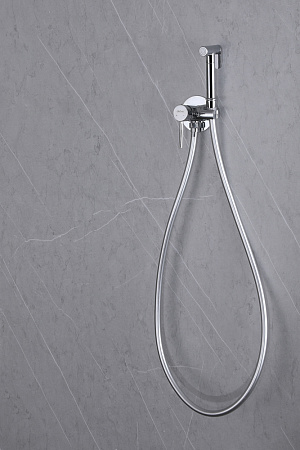 Гигиенический душ со смесителем ABBER Wasser Kreis AF8125 хром