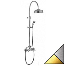 Душевая стойка Emmevi 1200281CO хром/золото Душевая стойка Emmevi 1200281CO хром/золото