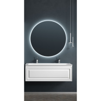 Мебель для ванной Sancos Very 120 VR120W два смесителя, Bianco