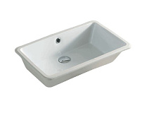 Раковина Artceram Gea GEL001 01;00 53 белый глянцевый