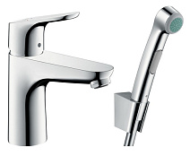 Смеситель с гигиеническим душем Hansgrohe Focus 31927000 для раковины, хром