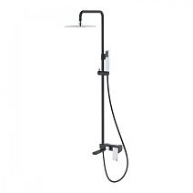 Душевая стойка Boheme Q 148-BCR.2 черный/хром Душевая стойка Boheme Q 148-BCR.2 черный/хром