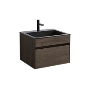 Тумба с раковиной Vincea Chiara VMC-2C600RO 60 подвесная, 1 выкатной ящик, R.Oak