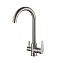 Смеситель Zorg Steel Hammer SH 723 INOX для кухонной мойки, сталь