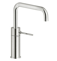 Смеситель Nobili Velis VE125134IX для кухонной мойки, нержавеющая сталь Смеситель Nobili Velis VE125134IX для кухонной мойки, нержавеющая сталь