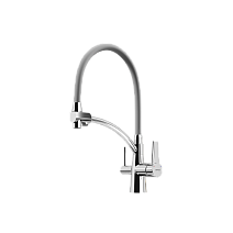 Смеситель для кухонной мойки Sancos Eri SC4001CH хром/серый