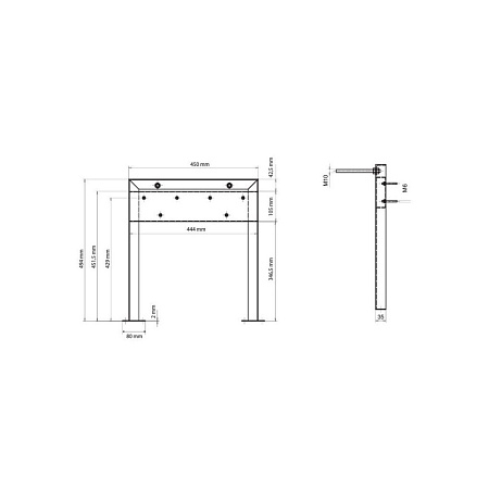 Конструкция крепления сиденья для душа Bemeta Help 347625051