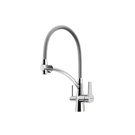 Смеситель для кухонной мойки Sancos Eri SC4001CH хром/серый