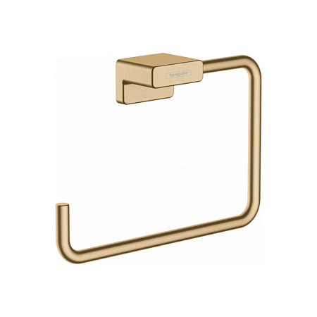 Полотенцедержатель Hansgrohe AddStoris 41754140 шлифованная бронза