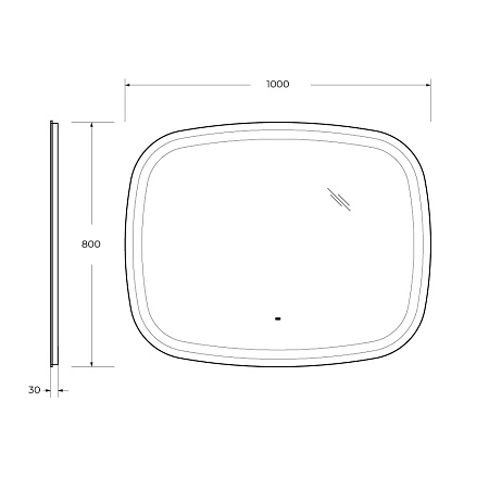Мебель для ванной Cezares Elettra 55526 100 grafite