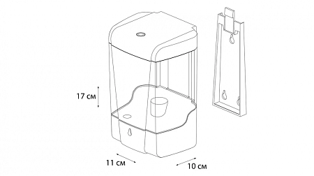 Дозатор для жидкого мыла Fixsen Hotel FX-31012G белый