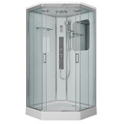 Душевая кабина Niagara Premium NG-6001-01GD 90x90x220 стекло прозрачное/профиль хром