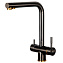 Смеситель Zorg Inox SZR-7039 BR/GRAFIT для кухонной мойки, бронза/графит