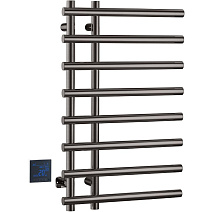 Полотенцесушитель электрический Boheme Uno 722-GM 80х50 см, круглый, сухой, оружейная сталь Полотенцесушитель электрический Boheme Uno 722-GM 80х50 см, круглый, сухой, оружейная сталь