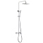 Душевая стойка Boheme Venturo 378-W белый/хром