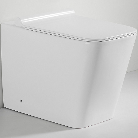 Унитаз приставной beWash Kraft BKFSR005560 с системой микролифт, белый глянцевый