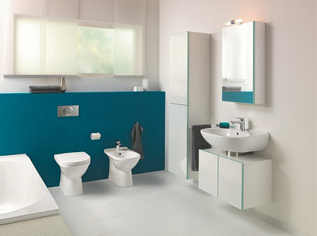 Биде напольное Villeroy & Boch O.Novo 54610001 белый альпин