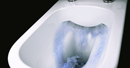 Унитаз подвесной Kerasan Tribeca 511475 безободковый, бургундский матовый