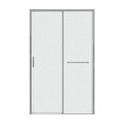 Душевая дверь Grossman Style 100.K33.05.130.10.02 128-131x195 шиншилла/хром